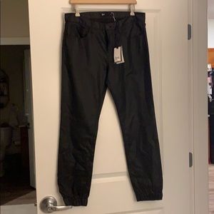 3x1 Faux Leather Joggers